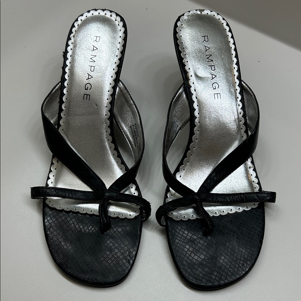Rampage Black Women's Dressy Heels / Sandals, size 10